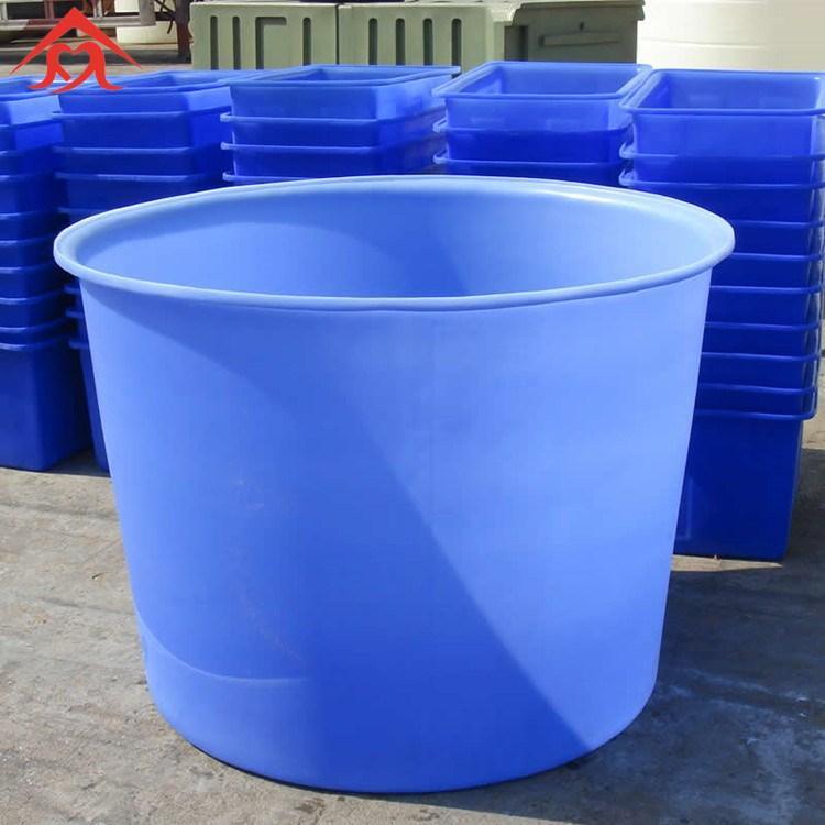 1吨塑料圆桶 加厚大口塑料桶 1立方带盖食品级PE敞口圆桶