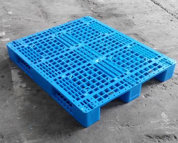 厂家直销1210川字网格重型托盘塑料 内置钢管塑胶栈板 PE